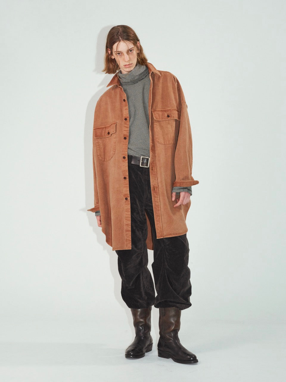 ensou. Derby Pants (Sumi-dyed Black) / E13P006