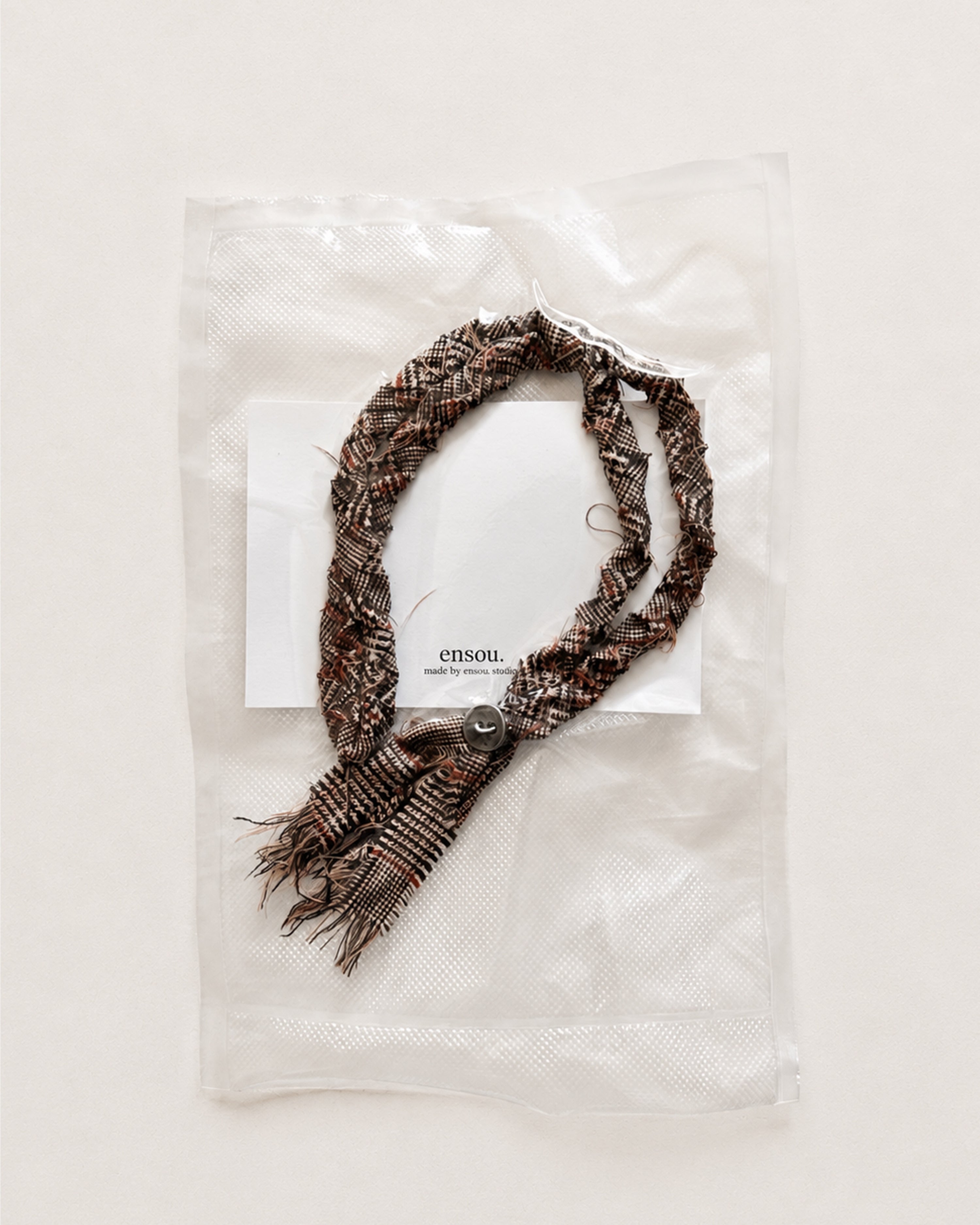 Braided Loop Tie (Brown)